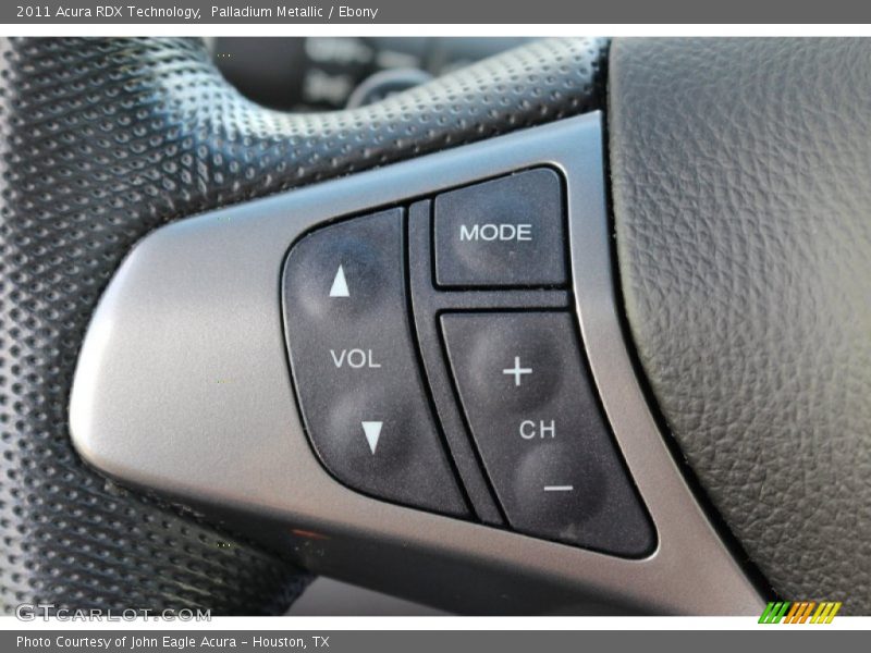 Palladium Metallic / Ebony 2011 Acura RDX Technology