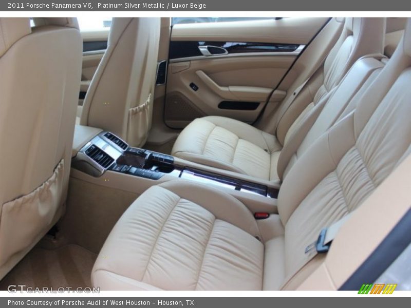 Platinum Silver Metallic / Luxor Beige 2011 Porsche Panamera V6
