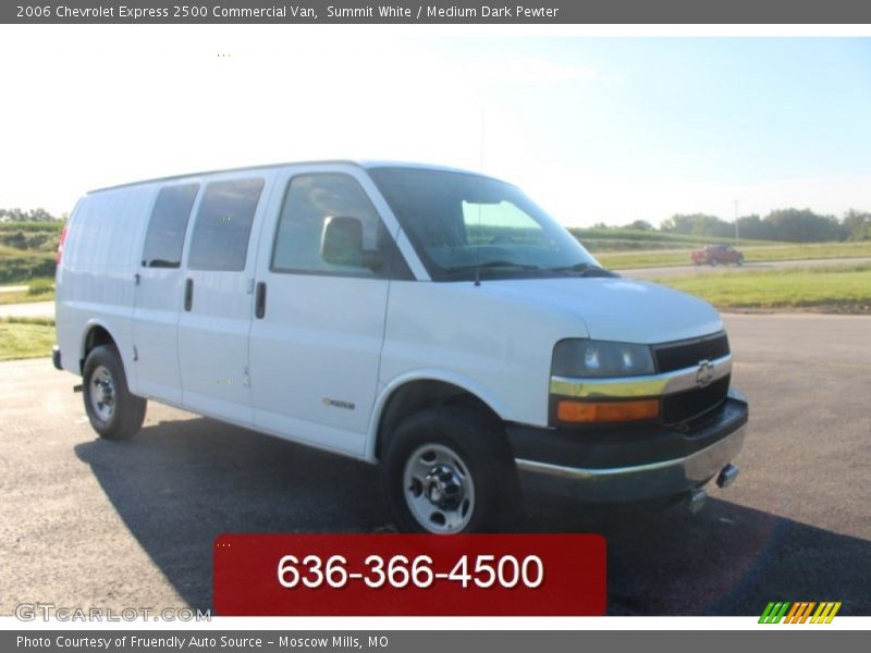 Summit White / Medium Dark Pewter 2006 Chevrolet Express 2500 Commercial Van