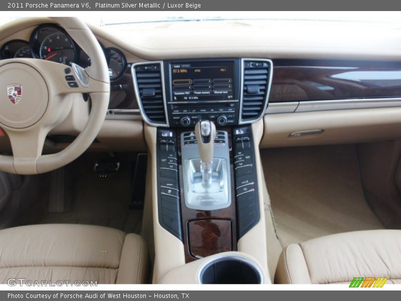 Platinum Silver Metallic / Luxor Beige 2011 Porsche Panamera V6