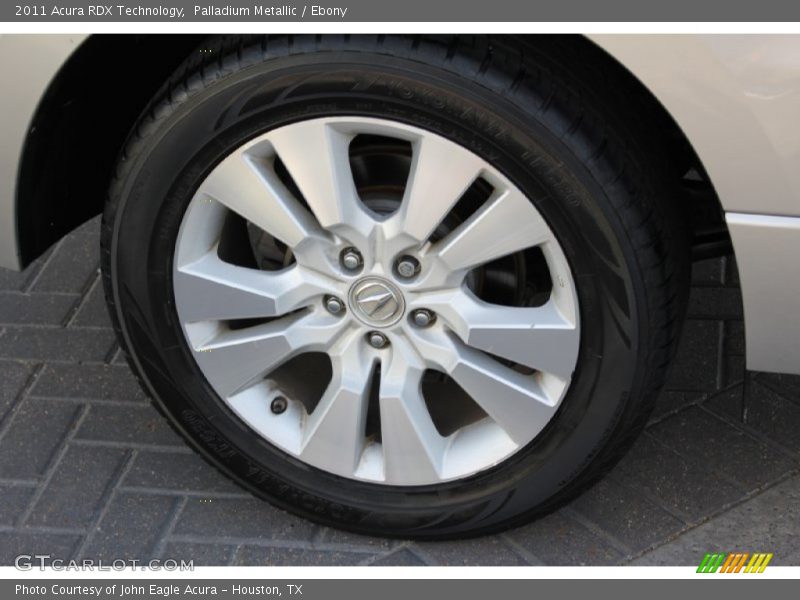 Palladium Metallic / Ebony 2011 Acura RDX Technology