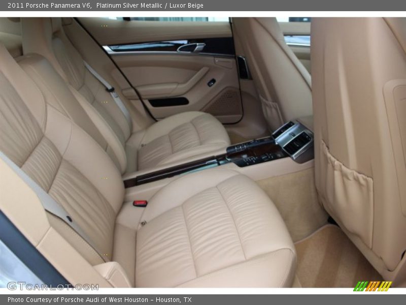Platinum Silver Metallic / Luxor Beige 2011 Porsche Panamera V6