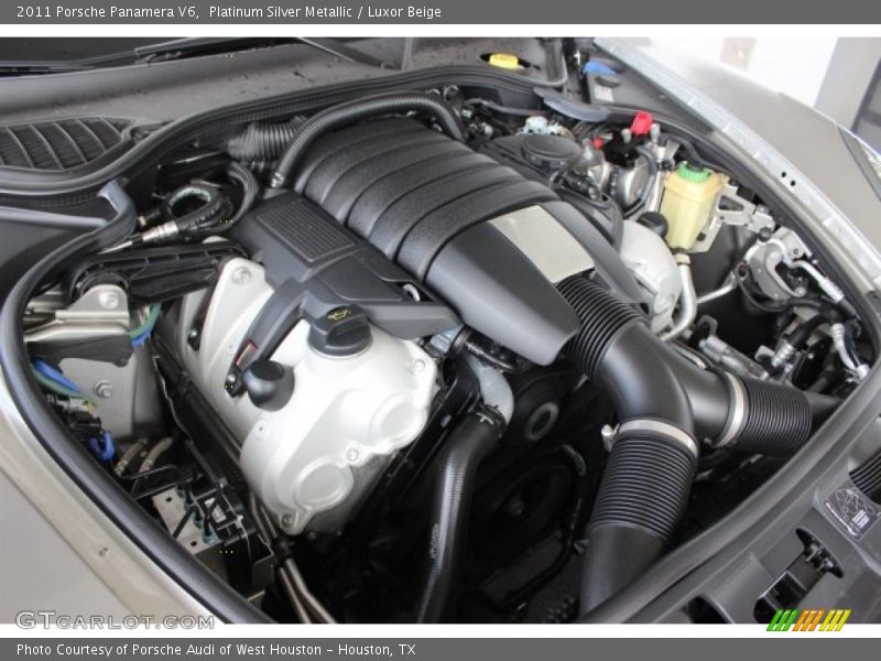 Platinum Silver Metallic / Luxor Beige 2011 Porsche Panamera V6