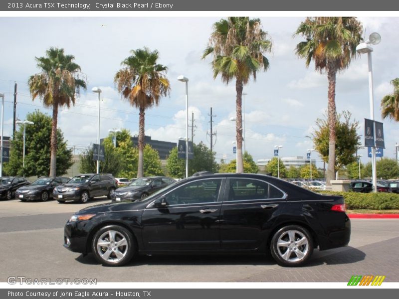 Crystal Black Pearl / Ebony 2013 Acura TSX Technology