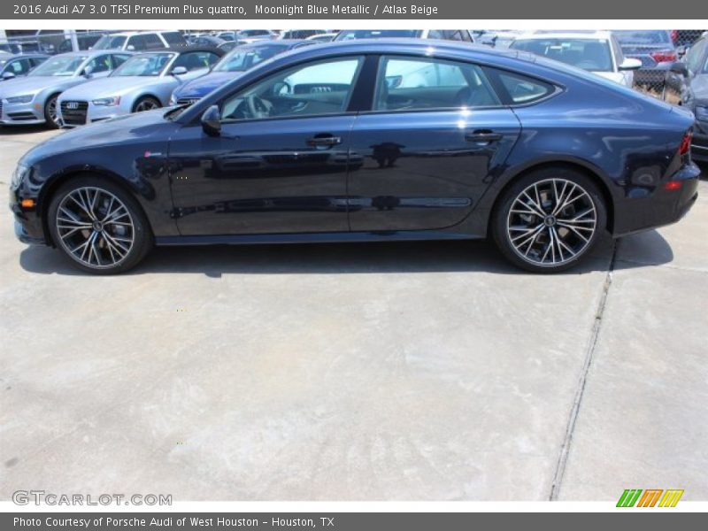  2016 A7 3.0 TFSI Premium Plus quattro Moonlight Blue Metallic