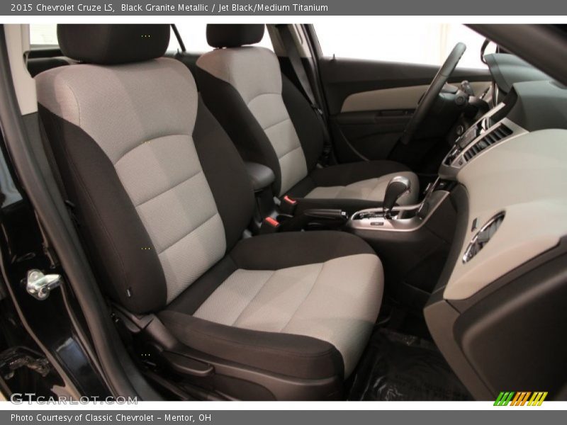 Black Granite Metallic / Jet Black/Medium Titanium 2015 Chevrolet Cruze LS