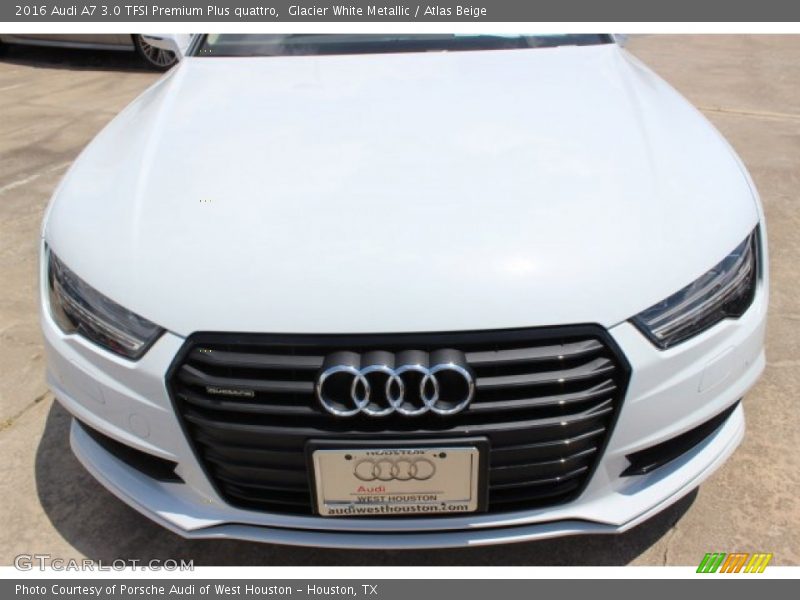 Glacier White Metallic / Atlas Beige 2016 Audi A7 3.0 TFSI Premium Plus quattro