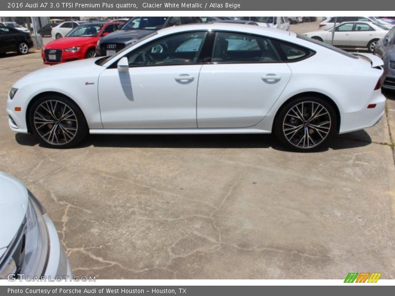 Glacier White Metallic / Atlas Beige 2016 Audi A7 3.0 TFSI Premium Plus quattro