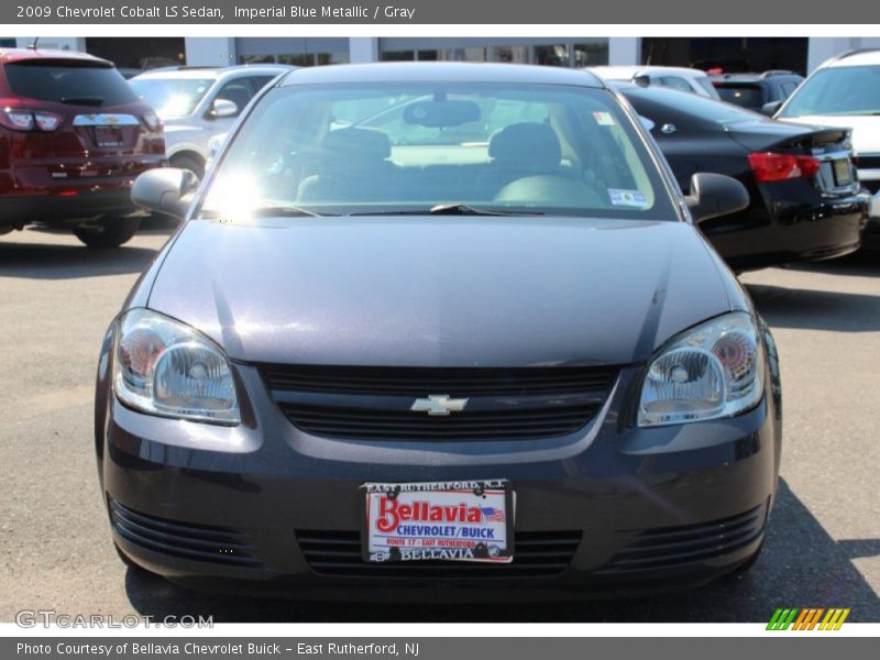 Imperial Blue Metallic / Gray 2009 Chevrolet Cobalt LS Sedan