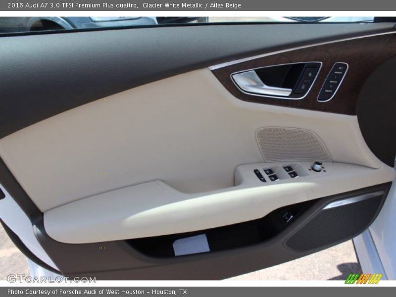 Glacier White Metallic / Atlas Beige 2016 Audi A7 3.0 TFSI Premium Plus quattro