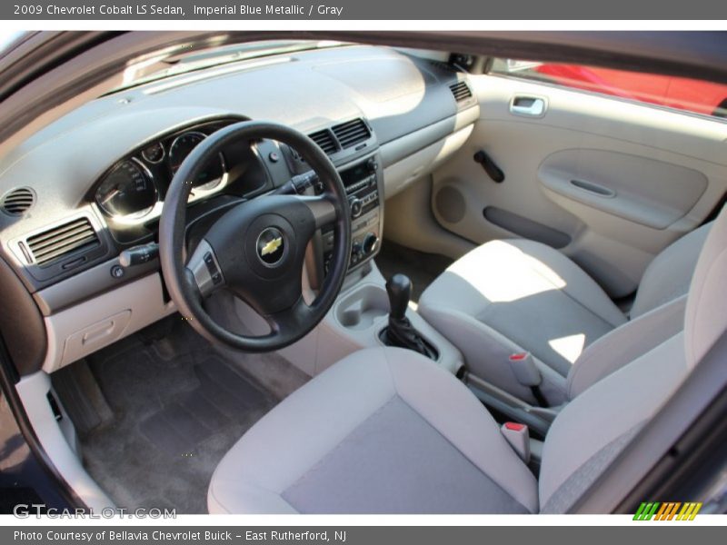 Imperial Blue Metallic / Gray 2009 Chevrolet Cobalt LS Sedan