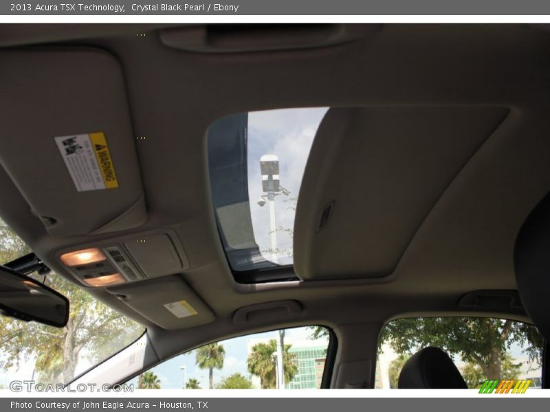 Crystal Black Pearl / Ebony 2013 Acura TSX Technology