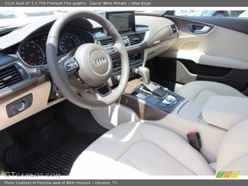 Glacier White Metallic / Atlas Beige 2016 Audi A7 3.0 TFSI Premium Plus quattro