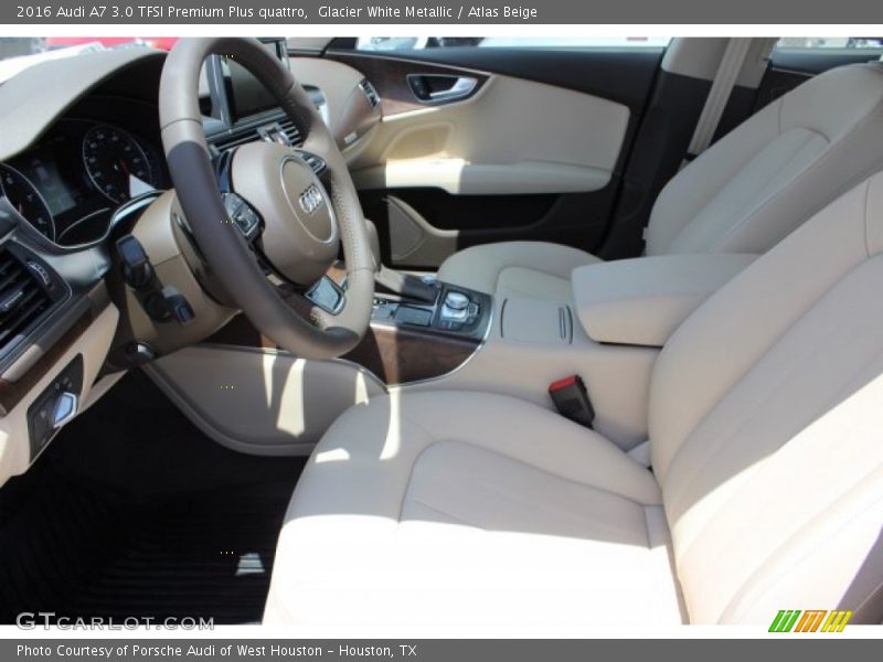 Glacier White Metallic / Atlas Beige 2016 Audi A7 3.0 TFSI Premium Plus quattro
