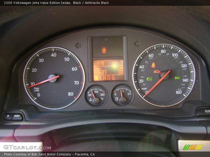 Black / Anthracite Black 2006 Volkswagen Jetta Value Edition Sedan