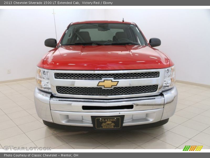 Victory Red / Ebony 2013 Chevrolet Silverado 1500 LT Extended Cab