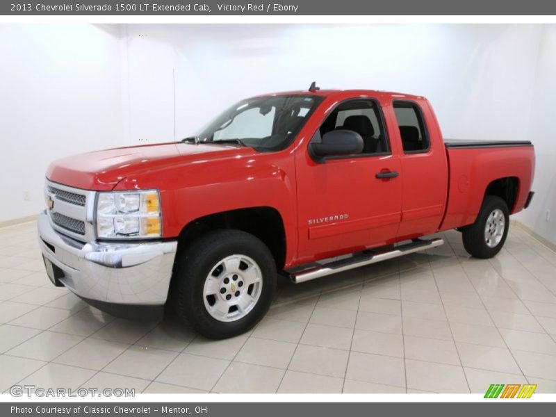 Victory Red / Ebony 2013 Chevrolet Silverado 1500 LT Extended Cab