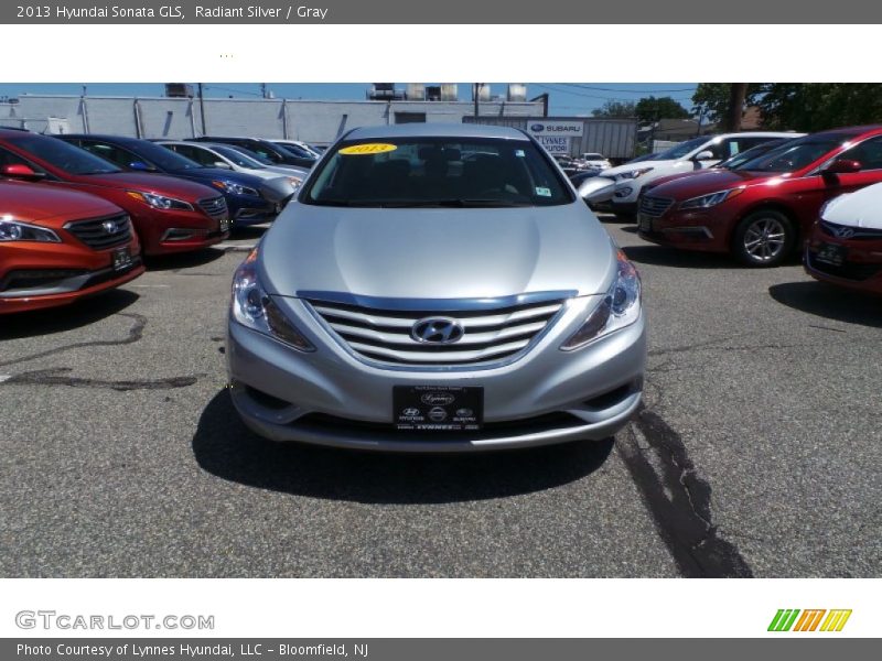 Radiant Silver / Gray 2013 Hyundai Sonata GLS