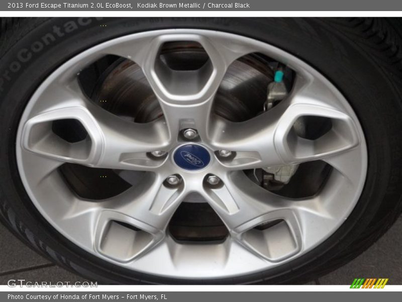 Kodiak Brown Metallic / Charcoal Black 2013 Ford Escape Titanium 2.0L EcoBoost