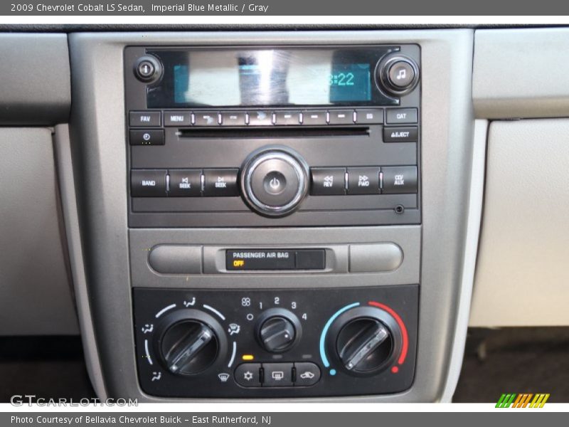 Imperial Blue Metallic / Gray 2009 Chevrolet Cobalt LS Sedan