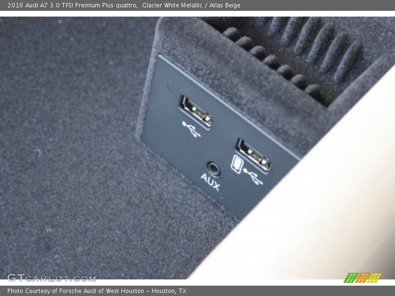 Glacier White Metallic / Atlas Beige 2016 Audi A7 3.0 TFSI Premium Plus quattro
