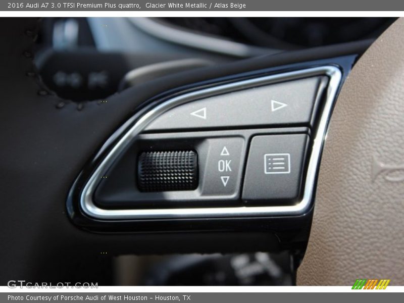 Glacier White Metallic / Atlas Beige 2016 Audi A7 3.0 TFSI Premium Plus quattro