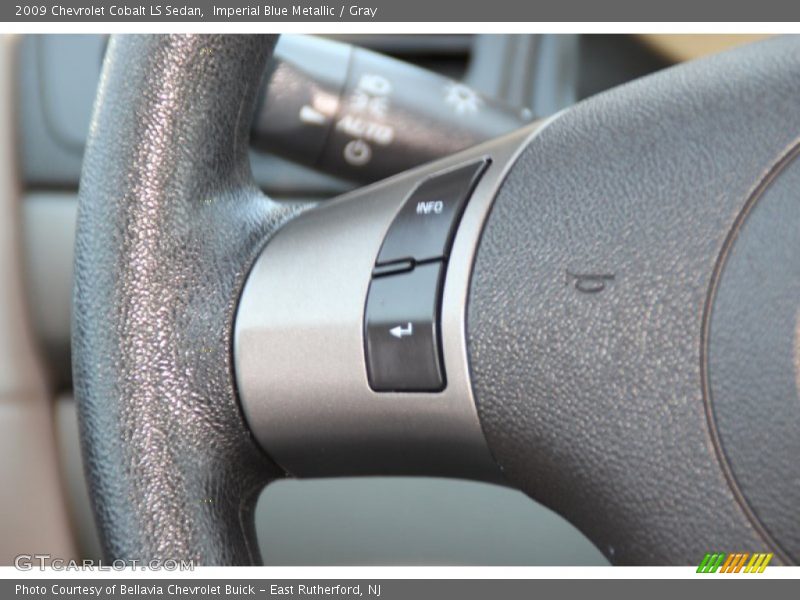 Imperial Blue Metallic / Gray 2009 Chevrolet Cobalt LS Sedan