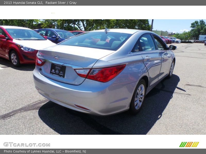 Radiant Silver / Gray 2013 Hyundai Sonata GLS