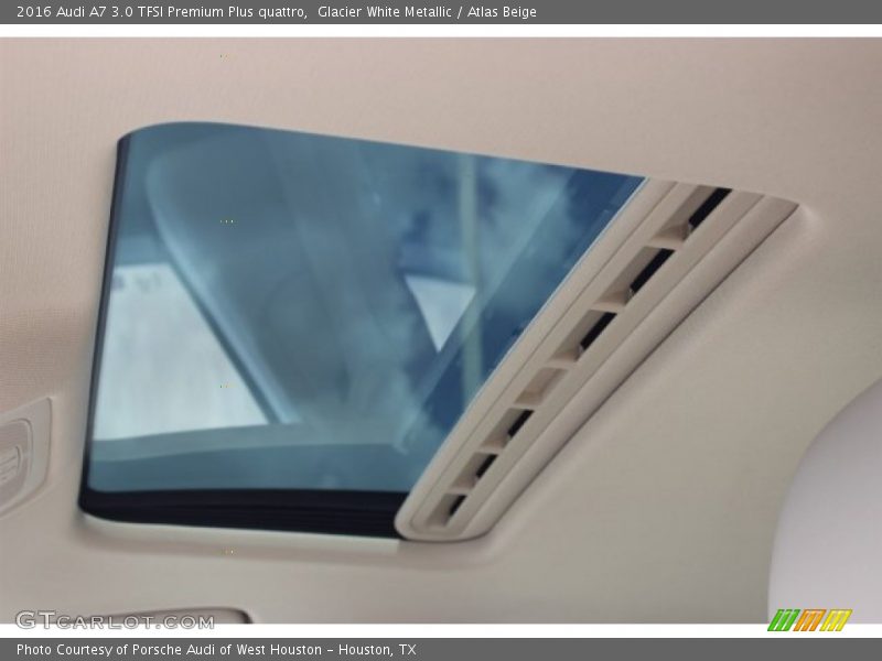 Glacier White Metallic / Atlas Beige 2016 Audi A7 3.0 TFSI Premium Plus quattro
