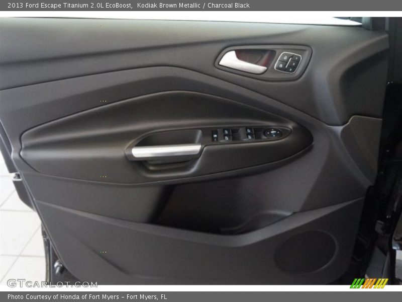 Kodiak Brown Metallic / Charcoal Black 2013 Ford Escape Titanium 2.0L EcoBoost