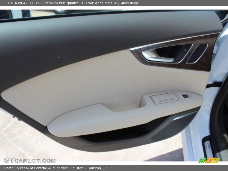 Glacier White Metallic / Atlas Beige 2016 Audi A7 3.0 TFSI Premium Plus quattro