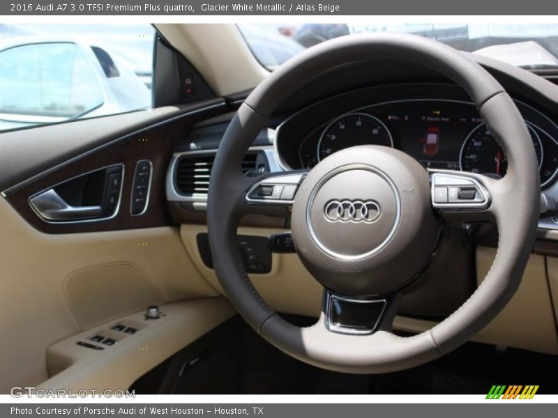 Glacier White Metallic / Atlas Beige 2016 Audi A7 3.0 TFSI Premium Plus quattro