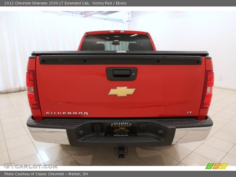 Victory Red / Ebony 2013 Chevrolet Silverado 1500 LT Extended Cab