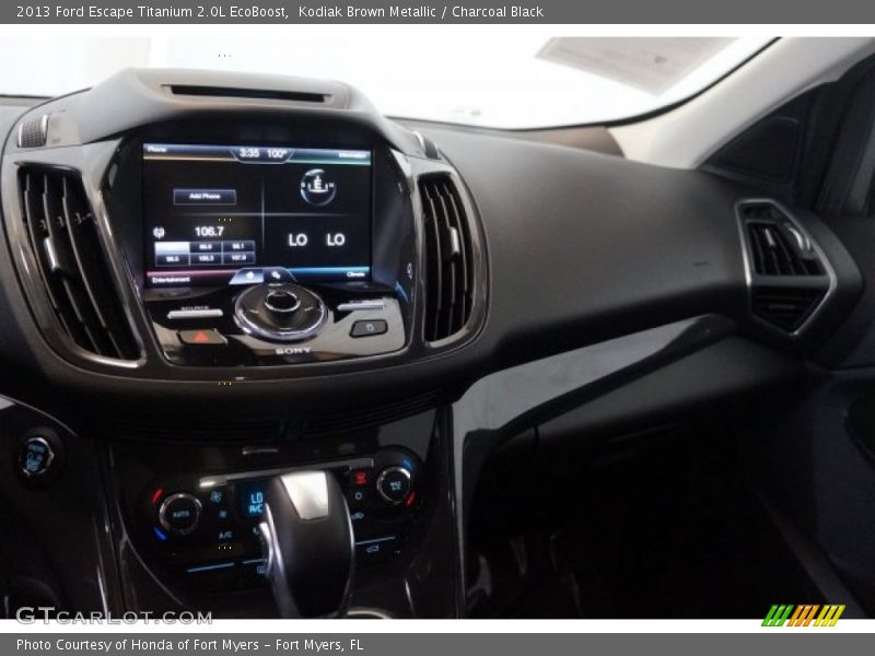 Kodiak Brown Metallic / Charcoal Black 2013 Ford Escape Titanium 2.0L EcoBoost