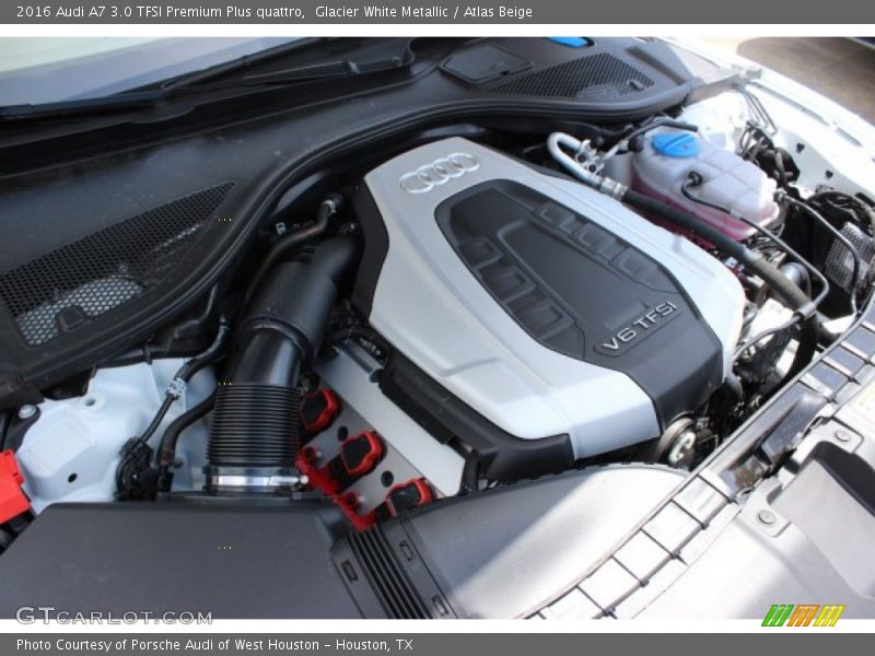 Glacier White Metallic / Atlas Beige 2016 Audi A7 3.0 TFSI Premium Plus quattro