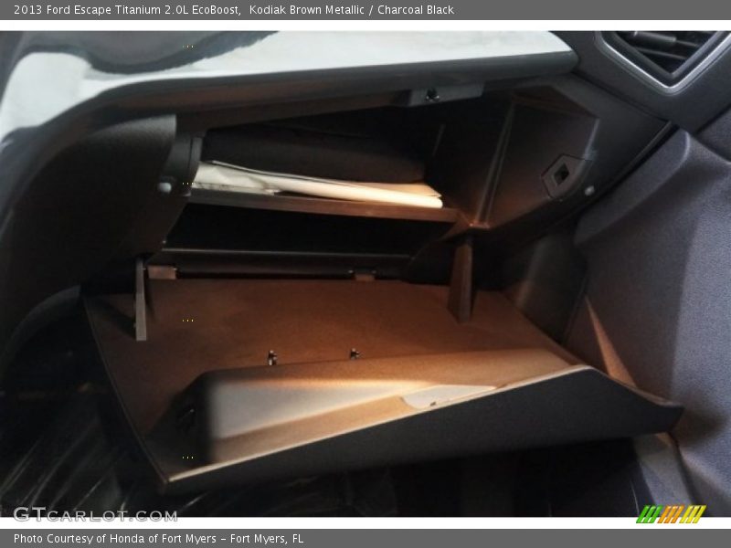 Kodiak Brown Metallic / Charcoal Black 2013 Ford Escape Titanium 2.0L EcoBoost