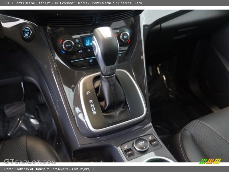 Kodiak Brown Metallic / Charcoal Black 2013 Ford Escape Titanium 2.0L EcoBoost