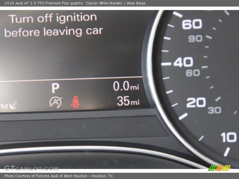 Glacier White Metallic / Atlas Beige 2016 Audi A7 3.0 TFSI Premium Plus quattro