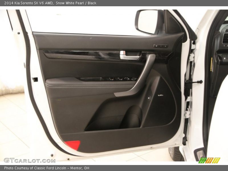 Snow White Pearl / Black 2014 Kia Sorento SX V6 AWD