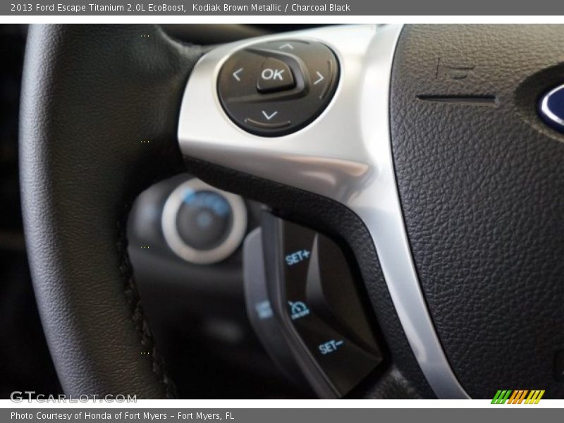 Kodiak Brown Metallic / Charcoal Black 2013 Ford Escape Titanium 2.0L EcoBoost