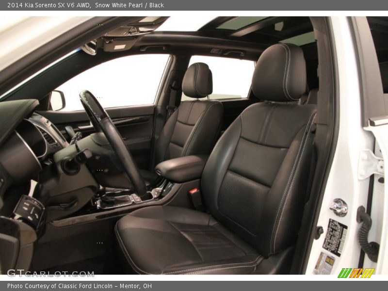 Snow White Pearl / Black 2014 Kia Sorento SX V6 AWD