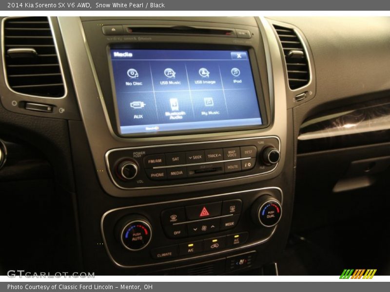 Snow White Pearl / Black 2014 Kia Sorento SX V6 AWD