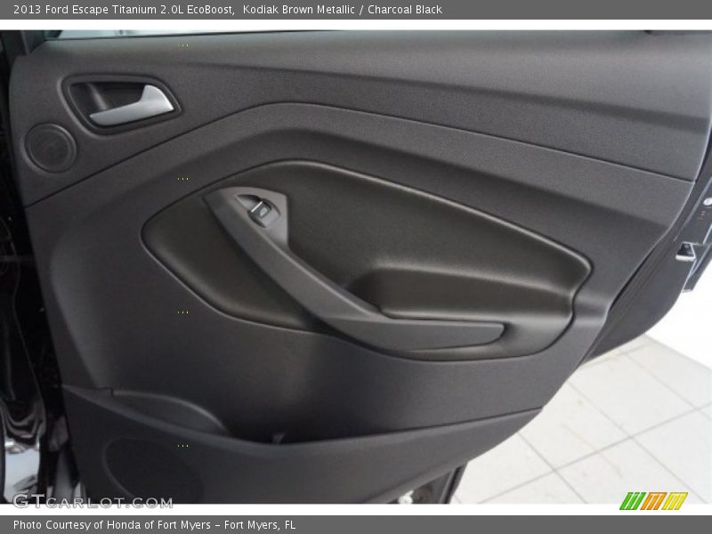 Kodiak Brown Metallic / Charcoal Black 2013 Ford Escape Titanium 2.0L EcoBoost