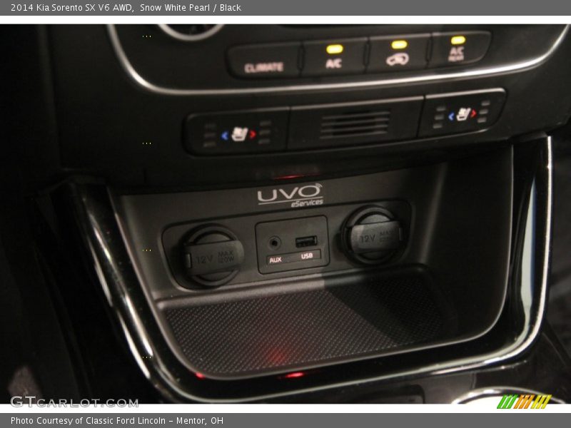 Snow White Pearl / Black 2014 Kia Sorento SX V6 AWD