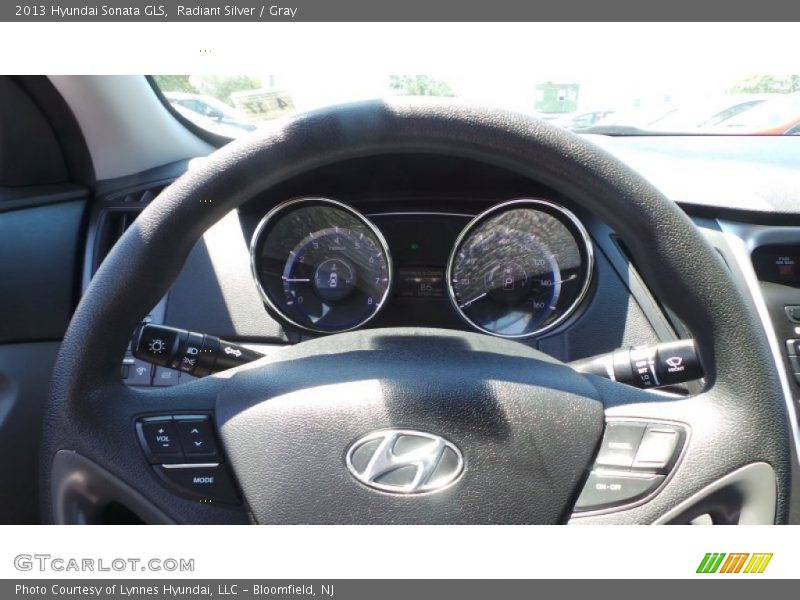 Radiant Silver / Gray 2013 Hyundai Sonata GLS