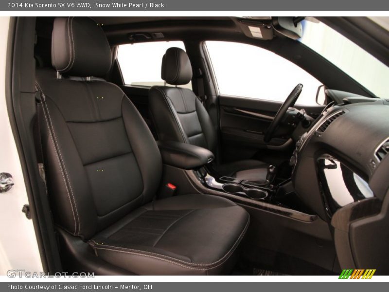 Snow White Pearl / Black 2014 Kia Sorento SX V6 AWD