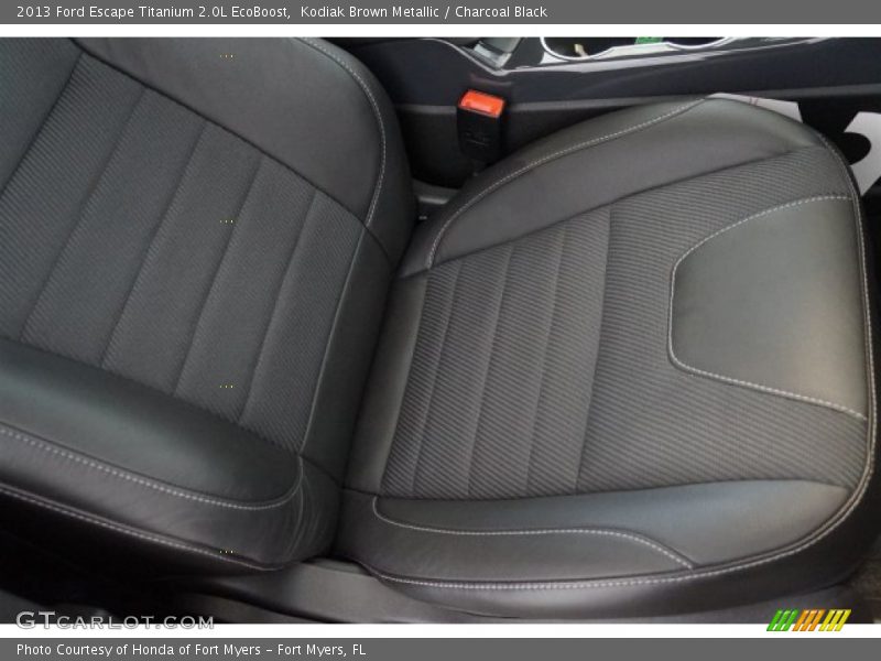 Kodiak Brown Metallic / Charcoal Black 2013 Ford Escape Titanium 2.0L EcoBoost