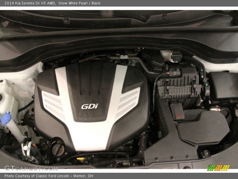 Snow White Pearl / Black 2014 Kia Sorento SX V6 AWD
