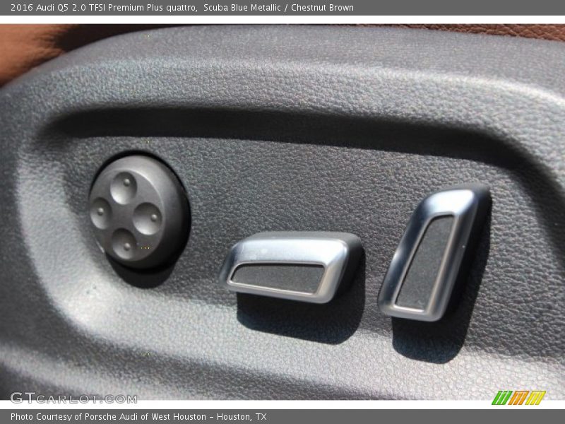 Scuba Blue Metallic / Chestnut Brown 2016 Audi Q5 2.0 TFSI Premium Plus quattro