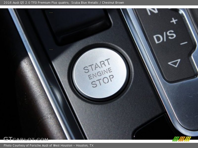 Scuba Blue Metallic / Chestnut Brown 2016 Audi Q5 2.0 TFSI Premium Plus quattro